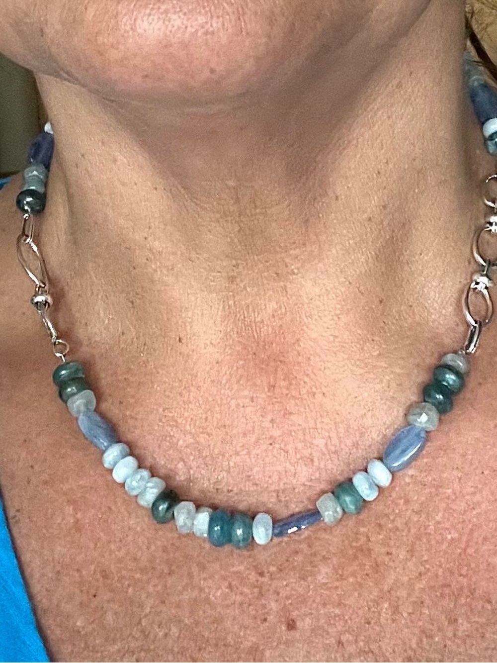 Opulenza Kyanite & Aquamarine Necklace